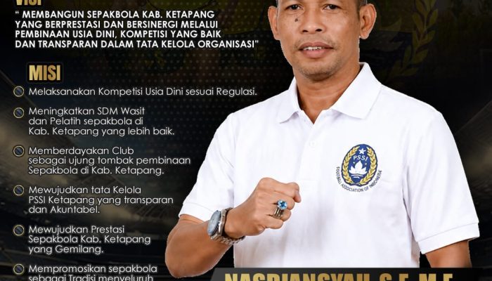 Nasdiansyah Siap Pimpin PSSI Ketapang   