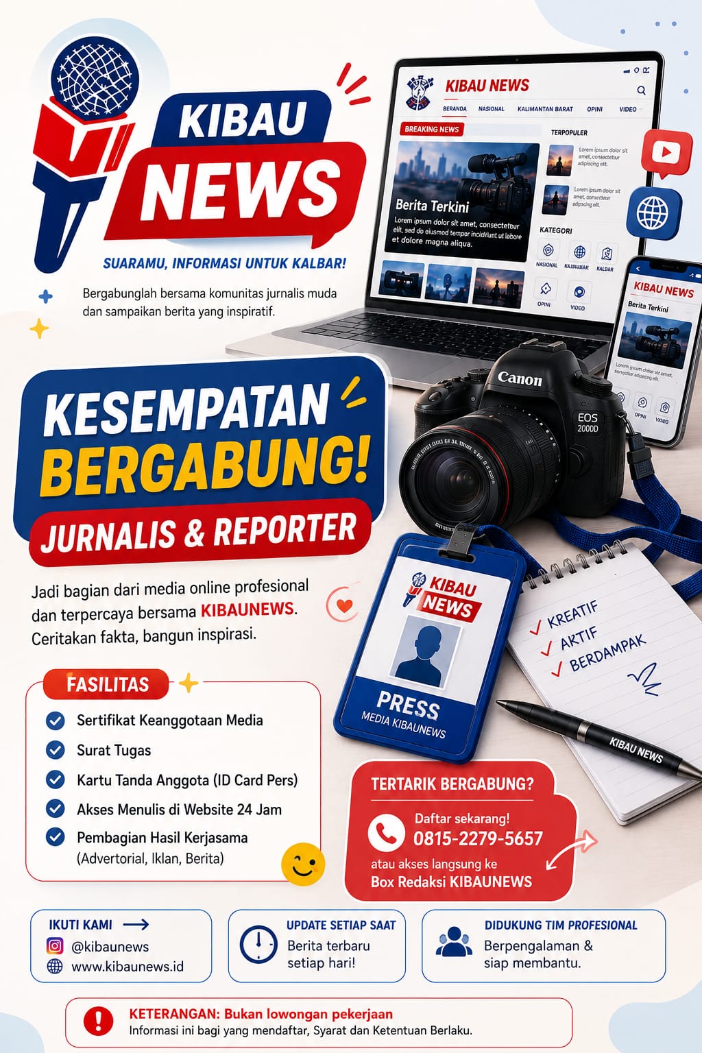 kibaunews cari wartawan