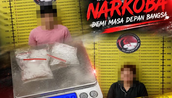 Dua Pengedar Narkoba di Jelai Hulu Ditangkap, Polisi Sita Sabu Seberat 13,20 Gram