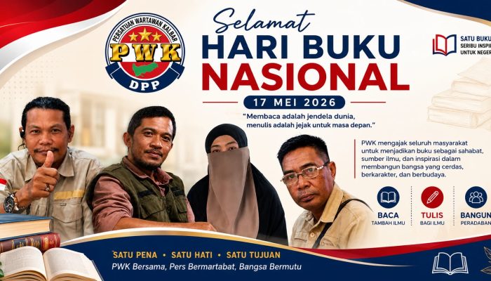 Selamat Hari Buku Nasional, PWK Ajak Masyarakat Perkuat Literasi