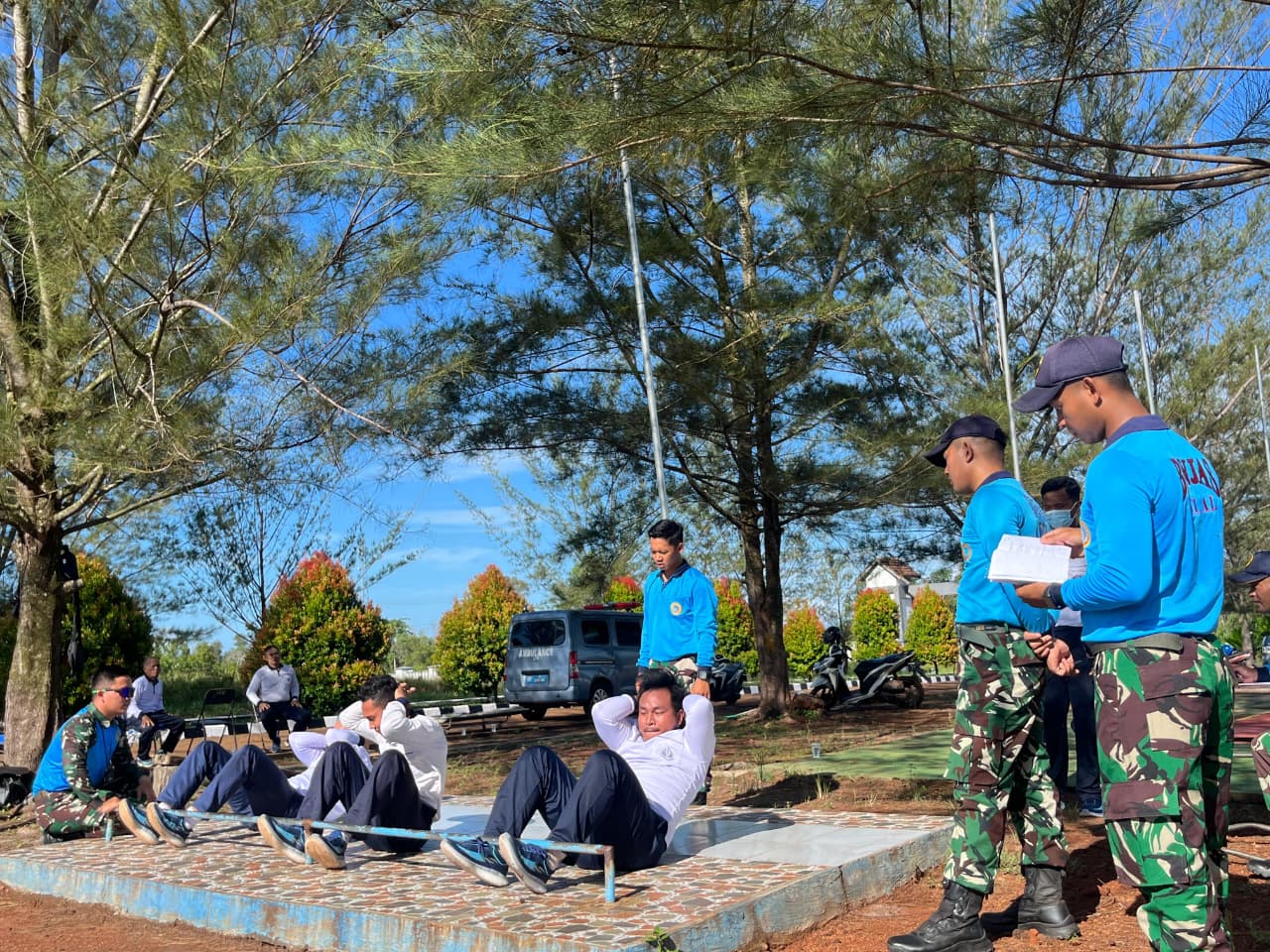Kegiatan Kesegaran Jasmani Lanal Ketapang