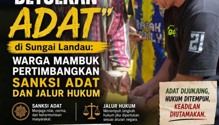 Warga Mambuk “MBETULKAN ADAT”,Pertimbangkan Sanksi Adat dan Jalur Hukum terhadap Pihak yang Diduga Melecehkan Adat