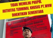 PSDKP Pontianak Hentikan Sementara Aktivitas Ruang Laut Tersus PT WHW