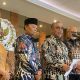 Ketua MPR RI Ahmad Muzani di dampingi Wakil Ketua Hidayat Nurwahid saat memberikan keterangan kepada awak media terkait keputusan MPR RI untuk mengadakan pertandingan ulang LCC empat pilar Kalimantan barat /dok :Fraksi Gerindra.id