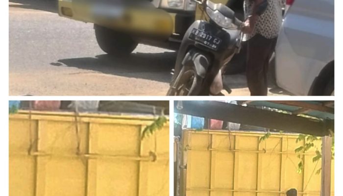 Truk Bermuatan Perabot Tersangkut Kabel di Depan Warung Kopi KTCI, Lalu Lintas Sempat Tersendat