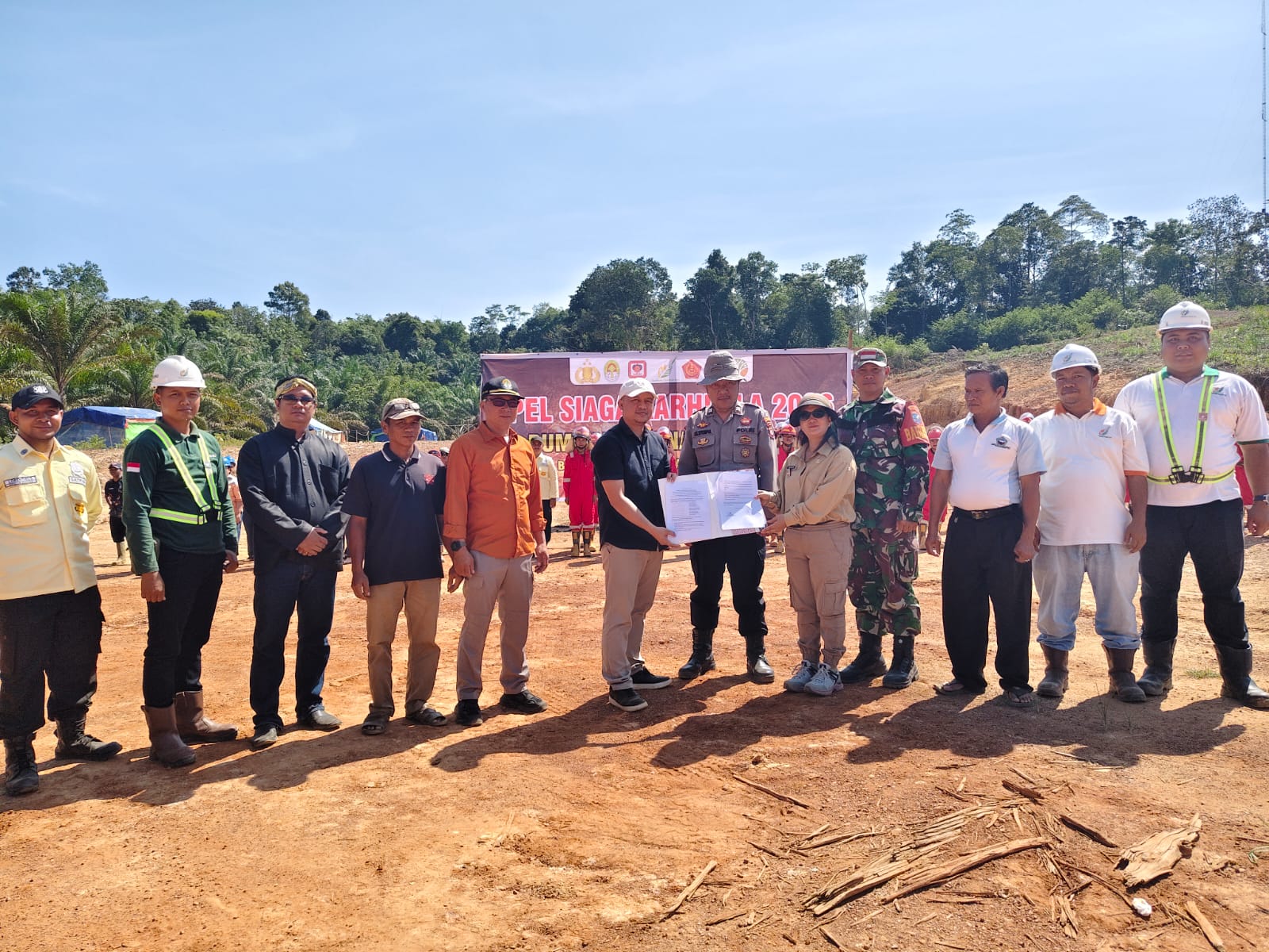 Apel Siaga Karhutla, Polsek Simpang Dua Perkuat Sinergi Cegah Kebakaran Hutan dan Lahan