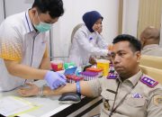 Gelar Cek Kesehatan Gratis, Pegawai Kantah Lamsel Sambut Positif untuk Deteksi Dini Penyakit.