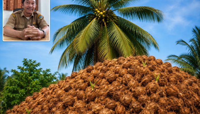 Harga Kelapa Rakyat Anjlok, Dispangan Kayong Utara Akan Evaluasi Bersama Bagian Perdagangan