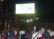 Polres Ketapang Gelar Nobar Final Piala Dunia 2026, Ratusan Warga Padati Taman Kedondong