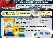 DKPP Ketapang Siapkan 700 Paket Sembako dalam Gerakan Pangan Murah, Dukung Stabilitas Harga Jelang HUT RI ke-81