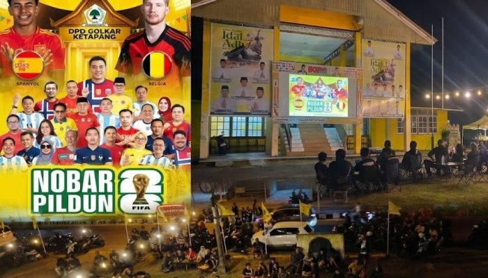 DPD Golkar Ketapang Gelar Nobar Piala Dunia 2026, Satukan Warga Lewat Atmosfer Sepak Bola