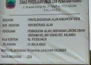 Hampir Rp 1 Miliar Telan APBD, Jalan Lorong Usaha Sudah Patah. GEPAK Desak PUPR dan Kontraktor Bertanggung Jawab