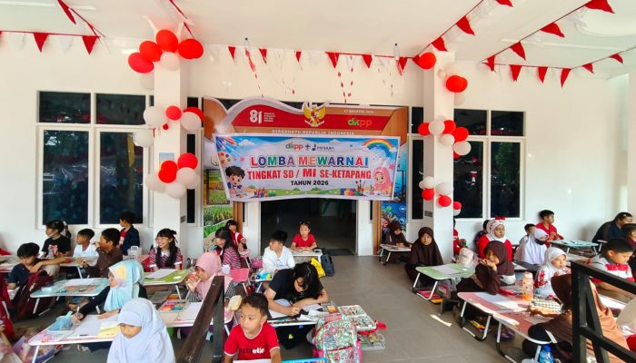 Dukung Gerakan Gemar Makan Ikan dan Ketahanan Pangan, DKPP Ketapang Gelar Lomba Mewarnai