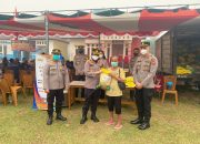 Polres Landak Gelar Bakti Kesehatan dan Gerakan Pangan Murah di Jelimpo, 102 Warga Terdampak Kabut Asap Diperiksa