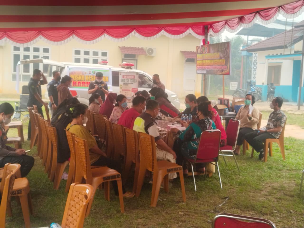 Gerakan Pangan murah Polres Landak