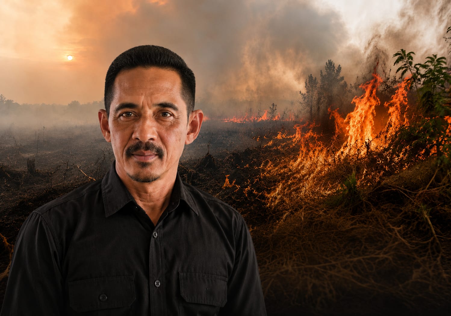 Ketua DPD BPM Ketapang Uti Herry Iskandar. menyoroti persoalan kebakaran hutan dan lahan (Karhutla) di Kabupaten Ketapang.