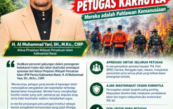 Ketua PW Persis Kalbar Apresiasi Perjuangan Petugas Karhutla