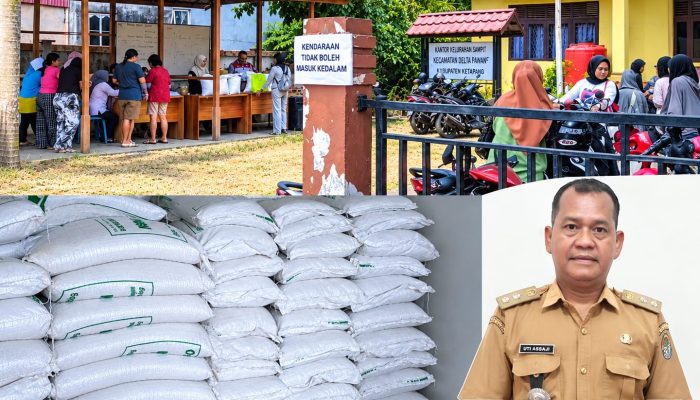Pembagian Bantuan Pangan Pemerintah di Kelurahan Sampit Tuntas, 1.161 KPM Terima Manfaat