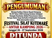 Mengacu Surat Edaran Bupati Ketapang,Festival Silat Kutemare Antar Kampong Ketapang Ditunda