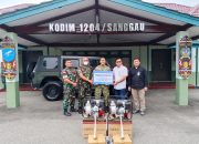 Dukung Penanganan Dampak Karhutla,BRI Serahkan 20 Unit Pompa Air kepada Kodim 1204/Sanggau 