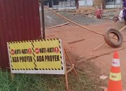 Jalan Raden Sune Kendawangan Ditutup untuk Pengembangan Puskesmas, Warga Pertanyakan Kesepakatan dan Akses Pengganti
