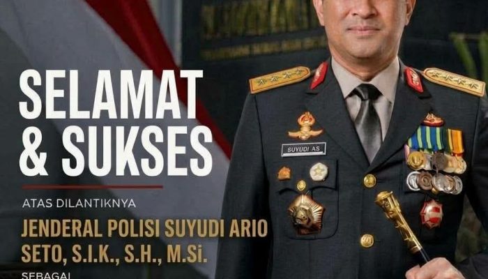 Alexander Wilyo Ucapkan Selamat atas Pelantikan Suyudi Ario Seto sebagai Kapolri