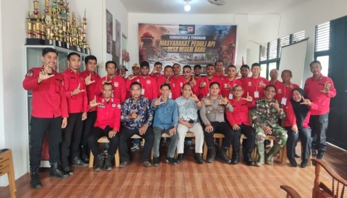 Desa Negeri Baru Bentuk MPA, Suda Efendi Dorong Warga Jadi Garda Pencegahan Karhutla