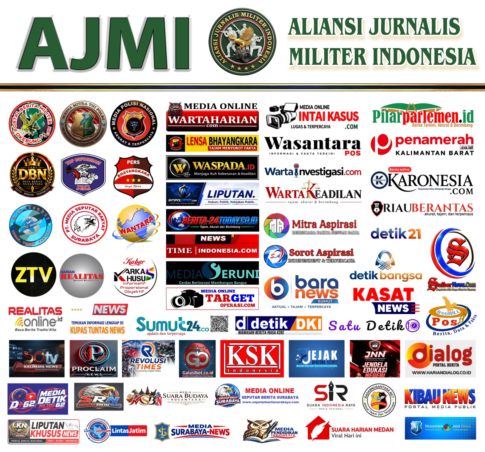 Anggotab Aliansi Jurnalis Militer (AJMI)